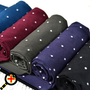 Polka Dot Spring & Fall Medium Thick Section Jacquard Pantyhose Stockings Leggings Small Dot Japanese Style Printing Velvet Slim Looking