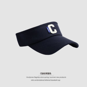 หมวกทรงสูงผ้าฝ้ายสไตล์เกาหลีลําลองพร้อมดีไซน์ตัวอักษรหมวกป้องกันแสงแดดปีกกว้างสําหรับผู้ชายผู้หญิงเยาวชนเหมาะสําหรับทุกฤดูกาล