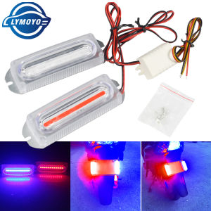 Motorcycle Police Lights Strobe Light Flash Stroboscopes Emergency Safety Warning Light 12V For Motor Reverse light Brake lights