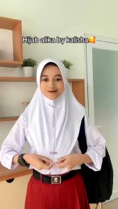 Hijab Langsung Seragam Anak Sekolah Dasar Berbahan Jersey Premium Usia 6-12 thn Almeera