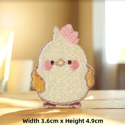 Cartoon Childrens Self-Adhesive Embroidered Patch DIY Denim down Jacket Patch Clothes Pants Bags Repair Hole
