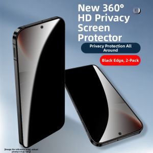 JLD | 360 Degree Matte Anti-Peep Tempered Screen Protector