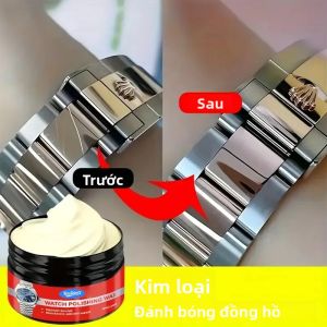 Bộ Kem Đánh Bóng Đồng Hồ Tức Thì - Kem Làm Mới Khung Kim Loại Dây Đeo & Sửa Chữa Vết Xước Màn Hình Dụng Cụ Sửa Chữa Đồ Trang Sức Bằng Kim Loại