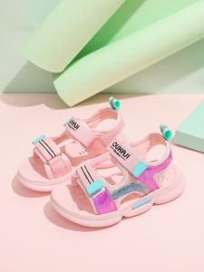 รองเท้าแตะผู้หญิง สไตล์เกาหลี รองเท้าแตะชายหาด รองเท้าเด็ก ฤดูร้อน รองเท้ากีฬา รองเท้าลำลอง พื้นรองเท้า PVC สำหรับเด็กและเยาวชน