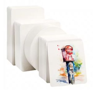 25 Sheets Square/Round Watercolor Paper 300g Cotton High Quality Professional Water Color Drawing Paper Postcard Art Supplies