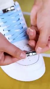 1 Pair Magnetic Buckle No Tie Shoelaces Tieless Lazy Shoe Laces Lock Quick Release Clasp
