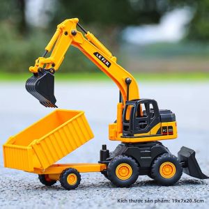 Bộ Xe Công Trình cho Bé Trai 3-6 Tuổi