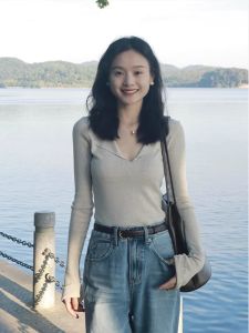 เสื้อสเวตเตอร์คอโปโลทรงสลิมฟิตสำหรับผู้หญิง เสื้อชั้นในแบบสวมหัว แขนยาว ปกติ ฤดูใบไม้ร่วง/ฤดูหนาว โพลีเอสเตอร์ 100%