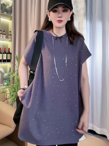 Fashionable Loose Womens Short Sleeve T-Shirt Spring Summer New Arrival Beautiful Stylish Top European Style Heavyweight