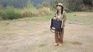 Kermit folding chair 折疊椅 Outdoor Camping Chairs Aluminum Alloy portable stool Capacity 230kg Stable and breathable