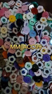 KANCING SAKURA 13MM WARNA WARNI MIX ISI 144PCS