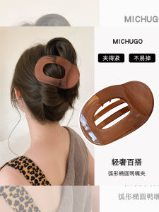 กิ๊บติดผมรูปฉลามสำหรับผู้หญิง กิ๊บติดผมสไตล์เกาหลีแบบเรียบง่าย คล้องคอ ปลายผมสีสันสดใส ใช้งานได้หลากหลาย