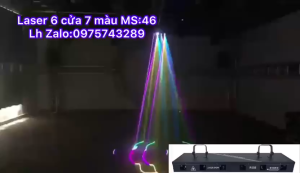 Đèn laser 6 cử 7 màu