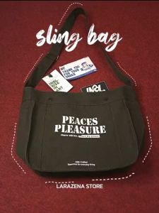 Weister Tas Selempang Sling Bag Canvas - Army