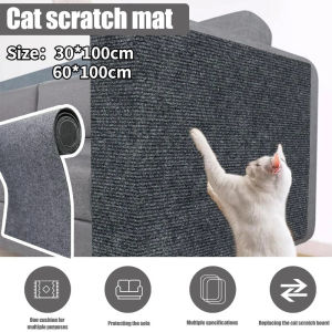 Cat Scratching Mat Anti Scratch Cat Crawling Mat Sofa Protection Self-adhesive Cat Carpet