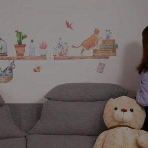 (HCM)TỔNG HỢP TRANH DECAL DÁN TƯỜNG ĐỘNG VẬT TIẾNG ANH CHO BÉ