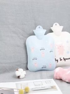 Portable Winter Hot Water Bag: A Soft Plush Warm Compress for Women