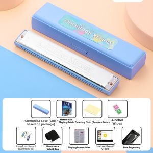 Beginner-friendly Diatonic Harmonica 24 Holes C Key