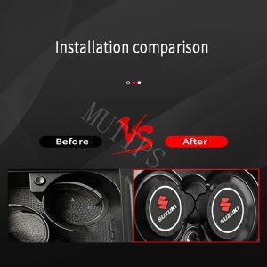 Mercedes Benz Car Water Cup Slot Non-Slip Mat Silica Gel Pad For W220 W206 W124 W207 W211 W205 W213 W218 W222 W212 W204