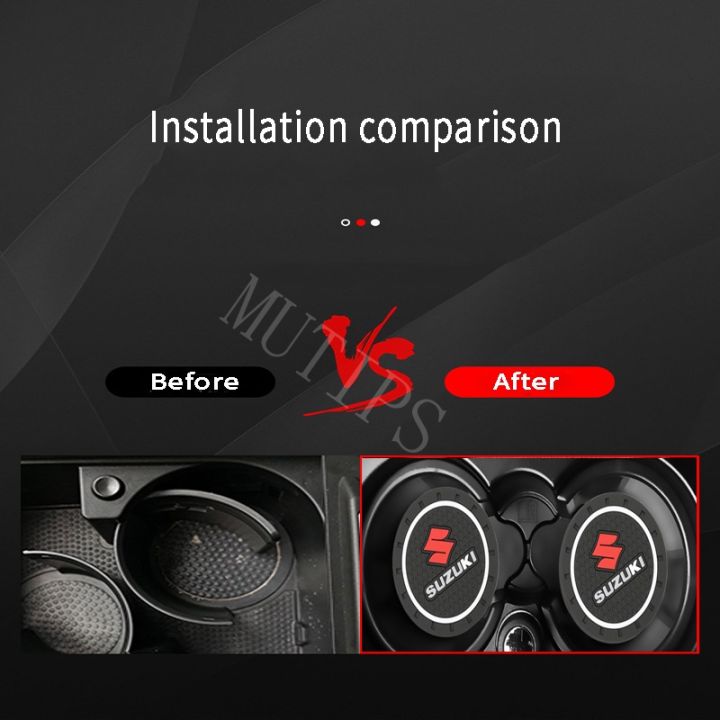 Honda Car Water Cup Slot NonSlip Mat Silica Gel Pad For City Civic CRV