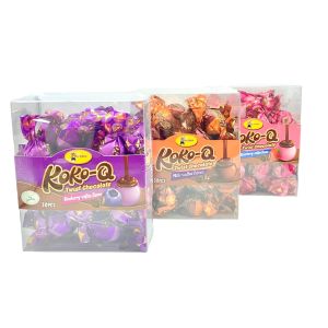 CHOCOLATE  KOKO-Q TWIST CHOCOLATE+COFFE / STRAWBERRY / BLUEBERRY / MILK - [ 30pcs ]