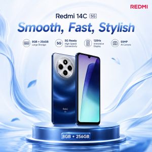Redmi | 2026 new Redmi 14C Phone 8GB+256GB 120Hz 6.88 Display 50MP AI Camera 5160mAh Battery Helio G81-Ultra HyperOS Dual SIM