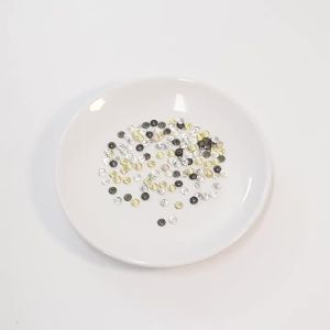 100Pcs Iron Flower Round Beads Caps Tessal Caps Jewelry Beads Making Supplies Diy Findings Accessories
