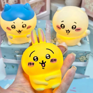 Anime Chikawa Kawaii Bedroom Desktop Decoration Hachiware Usagi Cartoon Vinyl Doll Night Light Luminous Toy Surprise Girl Gifts