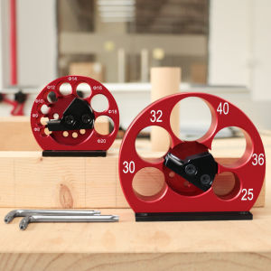 8-20mm/25-40mm Adjustable Dowel Maker Jig Kit W- Carbide Blade Woodworking Electric Drill Milling Dowel Round Rod Auxiliary Tool