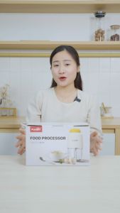 Máy xay thực phẩm đa năng Magic Eco AC-13 cối xay thủy tinh lưỡi dao 8 cánh trang bị đệm chống run dễ dàng vệ sinh công suất 200W bảo hành chính hãng 24 tháng