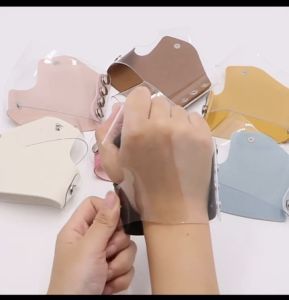 Makeup Glove Mixing Palette Alat Rias Serbaguna Sarung Tangan Kulit Alami PVC Tahan Lama