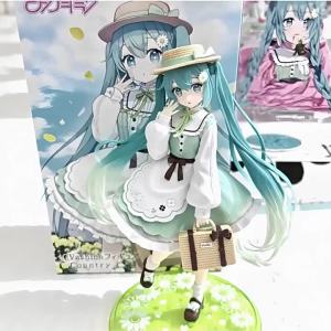 Bandai | Hot Sale Judai Fashion Figure Hatsune Miku Country PVC Collectible Action Figure Desktop Decoration Model Toys Gift In Stock