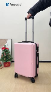 Freebird Ultra-Light 20-Inch Hard Case Luggage with 360 Rotation Wheels Waterproof Oxford Cloth Travel Bag for Women