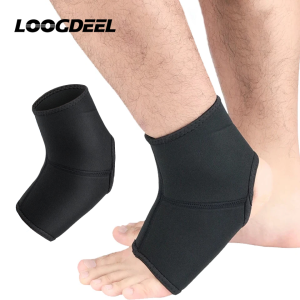 Loogdeel 1ชิ้นยางยืดสูงกีฬาข้อเท้ารั้งป้องกันข้อเท้าบาสเกตบอล tobillera Deportiva อุปกรณ์พยุงข้อเท้าฟื้นฟูเท้าที่ได้รับบาดเจ็บ