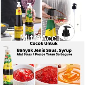 Kitchen Saus Pump Syrup Botol Pump /Pompa Botol Syrup / Pompa Botol kecap