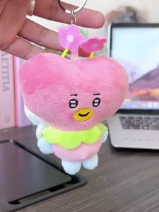 Line Friends | Bộ Móc Khóa BT21 - Tata Koya Cooky Chimmy Shooky Mang Búp Bê Cổ Tích Mùa Xuân Dành Cho Bé Gái Mặt Dây Treo Xinh Xắn Cho Cặp Sách & Xe Hơi Quà Tặng