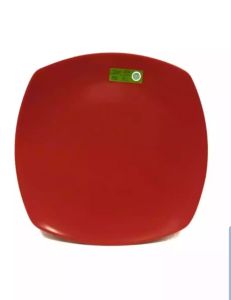 1 Lusin Piring Melamin Kotak Datar 9inc Foodgrade dan SNI