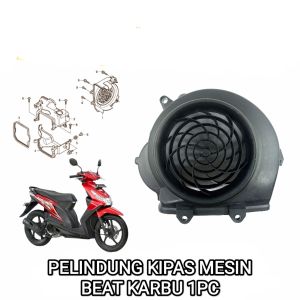 Pelindung Kipas Mesin Beat - Cover Tutup Pengaman Magnet Magnit Kipas Fan Samping Honda Beat Scoopy Spacy Karbu Old Lama