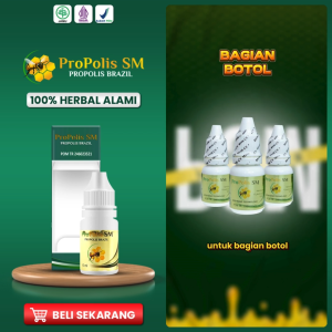 Obat Penghilang Kutil Kelamin HPV Pria dan Wanita Gatal Kelamin Jengger Ayam Infeksi Virus HPV Perontok Kutil Kelamin Papiloma Kutil di Anus - Propolis SM Brazil 100% Original Halal MUI dan BPOM RESMI