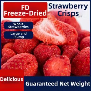 All-Natural Freeze-Dried Whole Strawberries Instant-Eat 500g