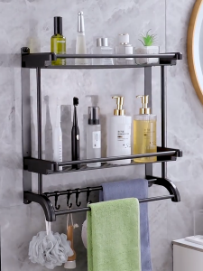 KAWA Stainless Steel Bathroom Rack Shampoo Racks Bathroom Storage Rack Organizer Toilet Washroom Racks