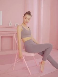 Yoga Chair Auxiliary Chair Portable Yoga Fitness Inversion Stool Folding Chair Yoga Auxiliary Chair Lumbar Support Shoulder Back Stretching