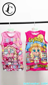 Kids jersey terno for girls 2-7yrsold Crybaby
