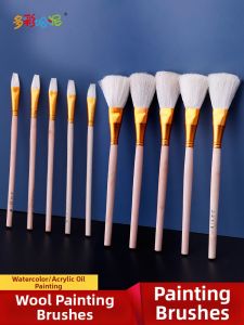 DUOCAIHANI | Wool Paint Brushes for Ceramic and Gold Gilding