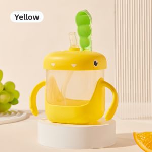 PUTOT | Kids Sippy Straw Cup Suitable For Drinking Milk And Water