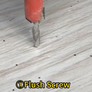 Wood Hole Drill Bit 2.8x8+3x8mm High Speed Steel Countersink Drill Bit Woodworking Screw Chamfering
