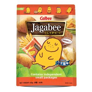 Calbee Potato Puffed Snacks Childrens Leisure Food Bag Packing Japanese Origin Net Content 85g Strip Shape Tasty Biscuits