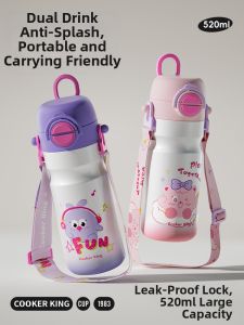 COOKER KING | Cute School-use Sipper Style Childrens Thermos