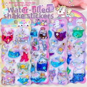 Shanle | 3D Water Injected Oil-filled Gem Crystal Flowing Sand Phone Case Sticker