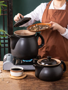 Traditional Chinese Medicine Cooking Pot Large Capacity Ceramic Stove Top Drug Soup Making Special Extra Large Size Sand Pot